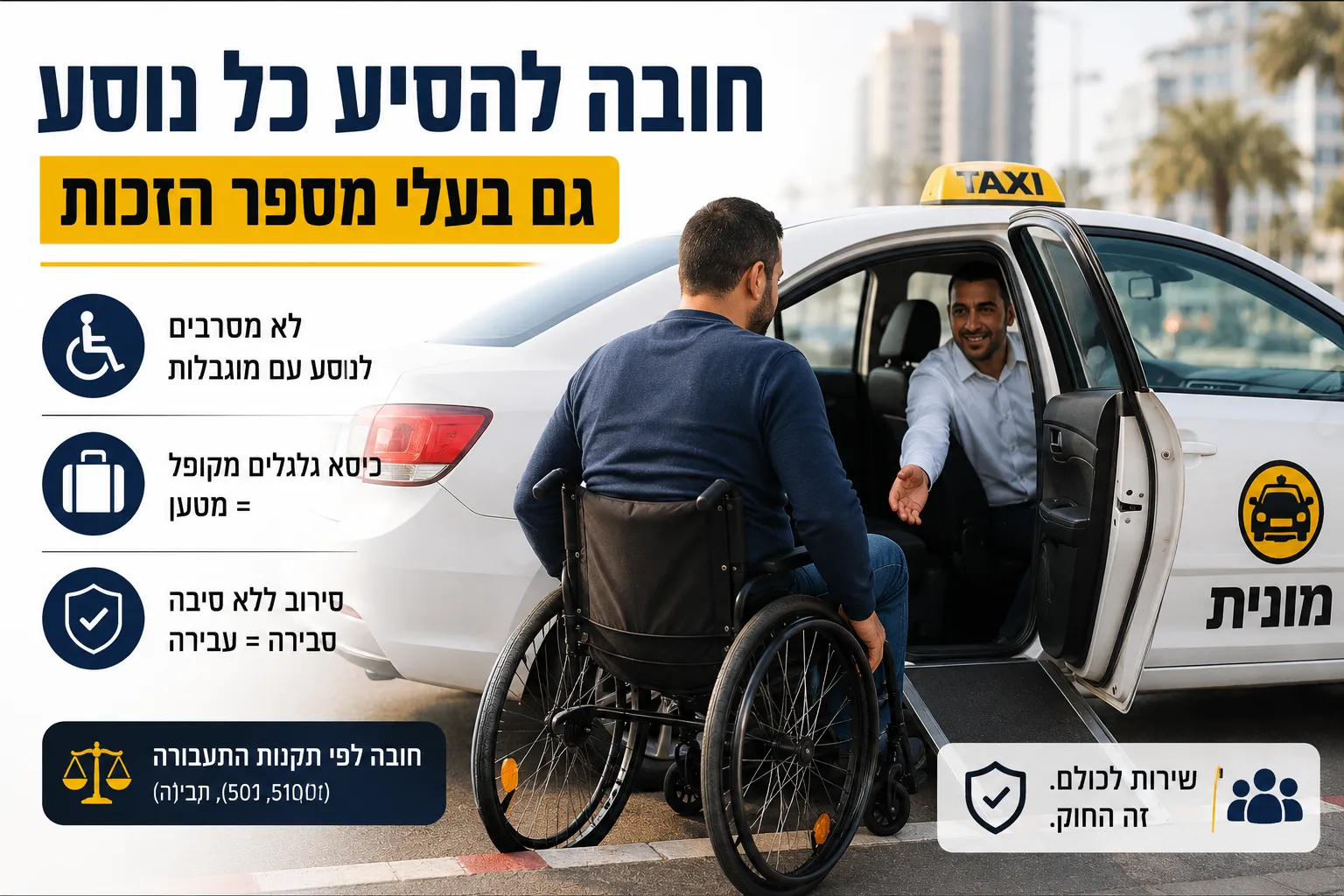 חובת ההסעה של נהג מונית: מתי מותר לסרב לנוסע - חדשות מתעשיית המוניות