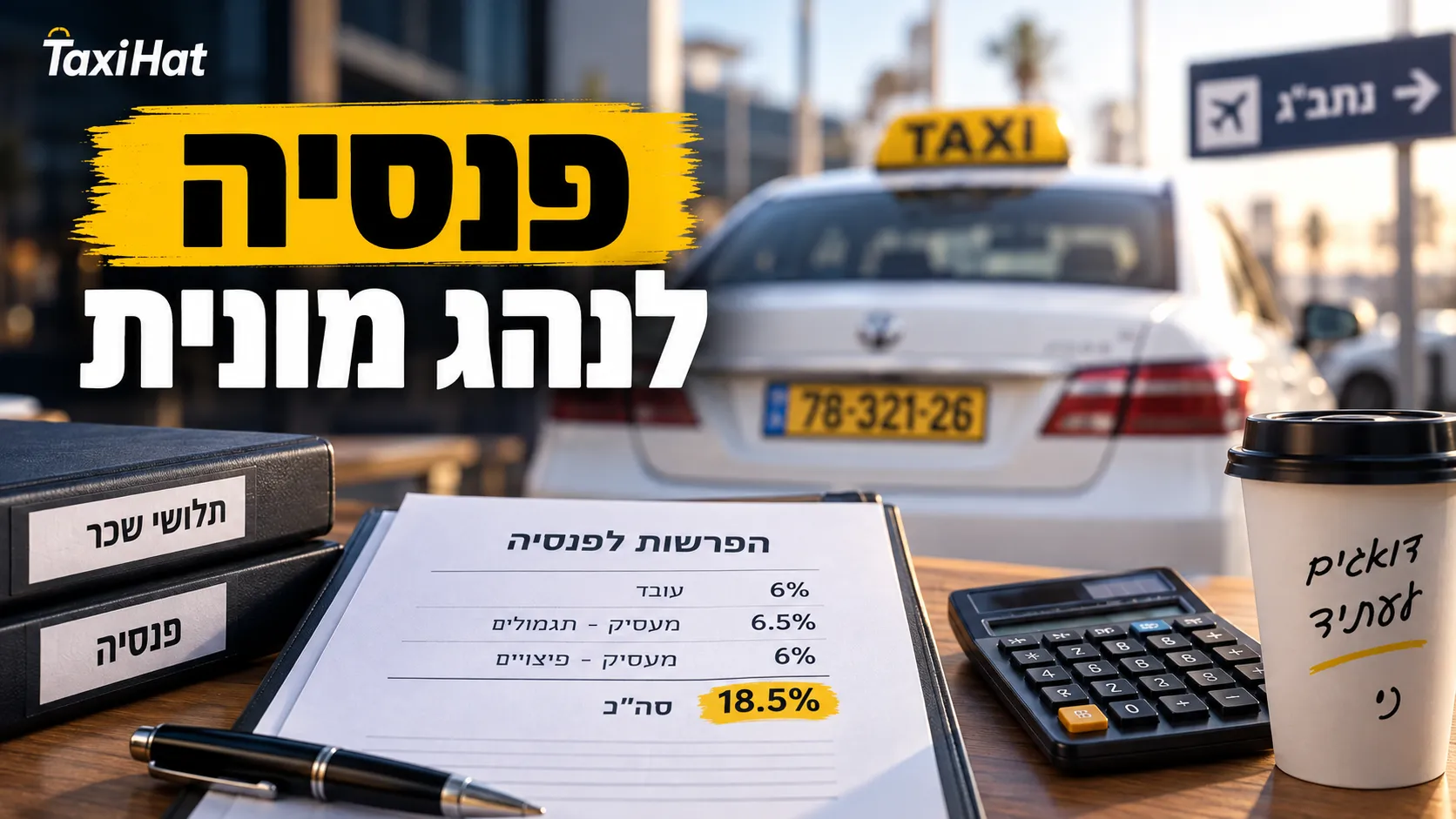 פנסיית חובה לנהג מונית שכיר: מה חייב המפעיל להפריש - חדשות מתעשיית המוניות