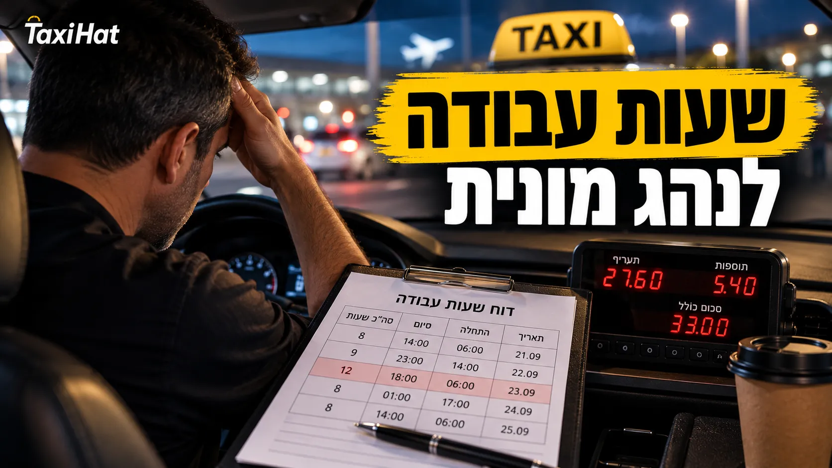 שעות עבודה של נהג מונית שכיר: מה חייב המפעיל לשמור - חדשות מתעשיית המוניות
